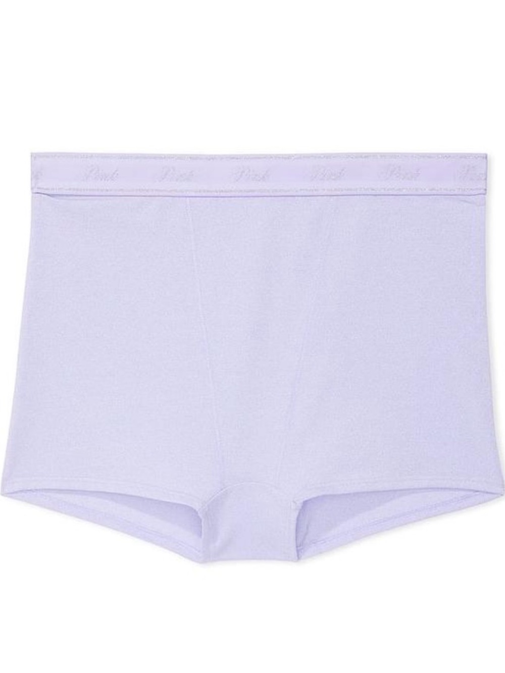 Victoria's Secret PINK logo cotton shimmer high-waist boyshorts